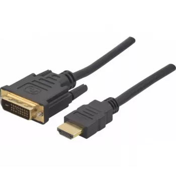 Hypertec 127881-HY adapter kablowy wideo 3 m HDMI Typ A (Standard) DVI-D Czarny