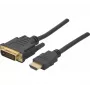 Hypertec 127881-HY adapter kablowy wideo 3 m HDMI Typ A (Standard) DVI-D Czarny