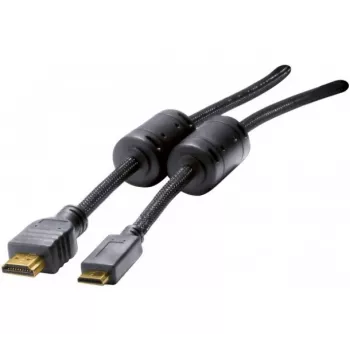 Hypertec 128271-HY Kabel HDMI 2 m HDMI Typ A (Standardowy) HDMI Typ C (Mini) Czarny