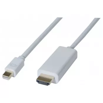 Hypertec 128418-HY przejściówka wideo 2 m Mini DisplayPort HDMI Biały