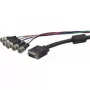 Hypertec 129151-HY adapter kabla wideo 1,8 m VGA (D-Sub) 5 x BNC Czarny, Niebieski, Zielony, Czerwony, Biały