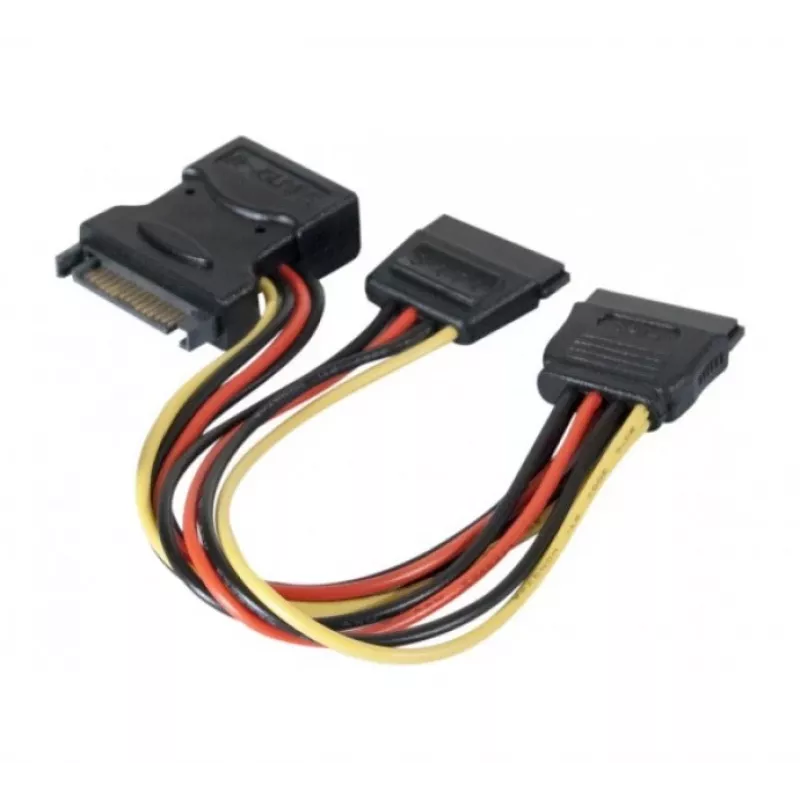 ATEN 147557 Kabel SATA 0,3 m SATA 15-pin 2 x SATA 15-pin + Molex (4-pin) Różne kolory, czarny