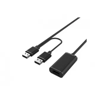 Hypertec 149221-HY Kabel USB USB 2.0 20 m USB A 2 x USB A Czarny