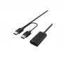 Hypertec 149221-HY Kabel USB USB 2.0 20 m USB A 2 x USB A Czarny