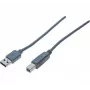 Hypertec 532512-HY Kabel USB USB 2.0 2 m USB A USB B Szary