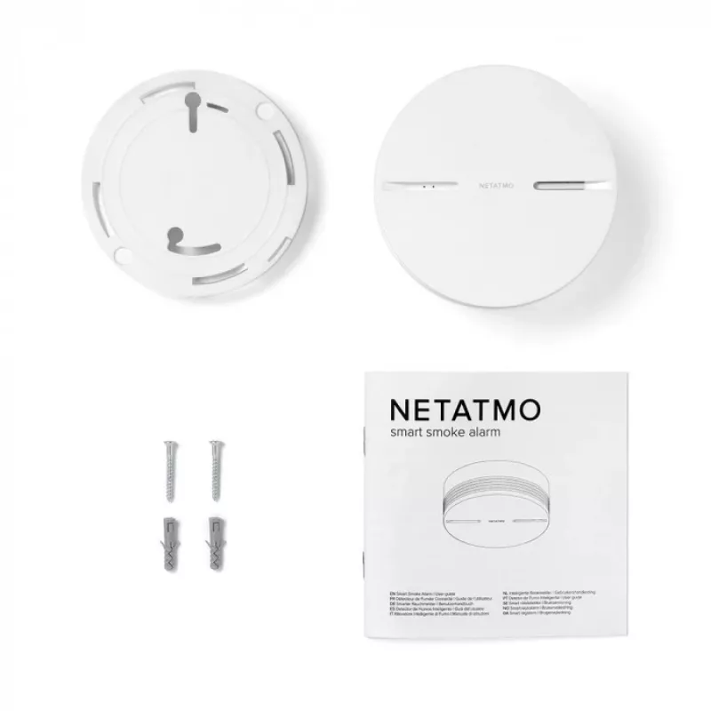 Netatmo NSA-DE inteligentna czujka dymu Fotoelektryczny czujnik odbiciowy Możliwość łączenia Połączenie bezprzewodowe