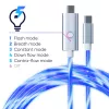 Kabel do szybkiego ładowania Oniverse USB-C do USB-C - 2 metry - LED (Wieloplatformowy)