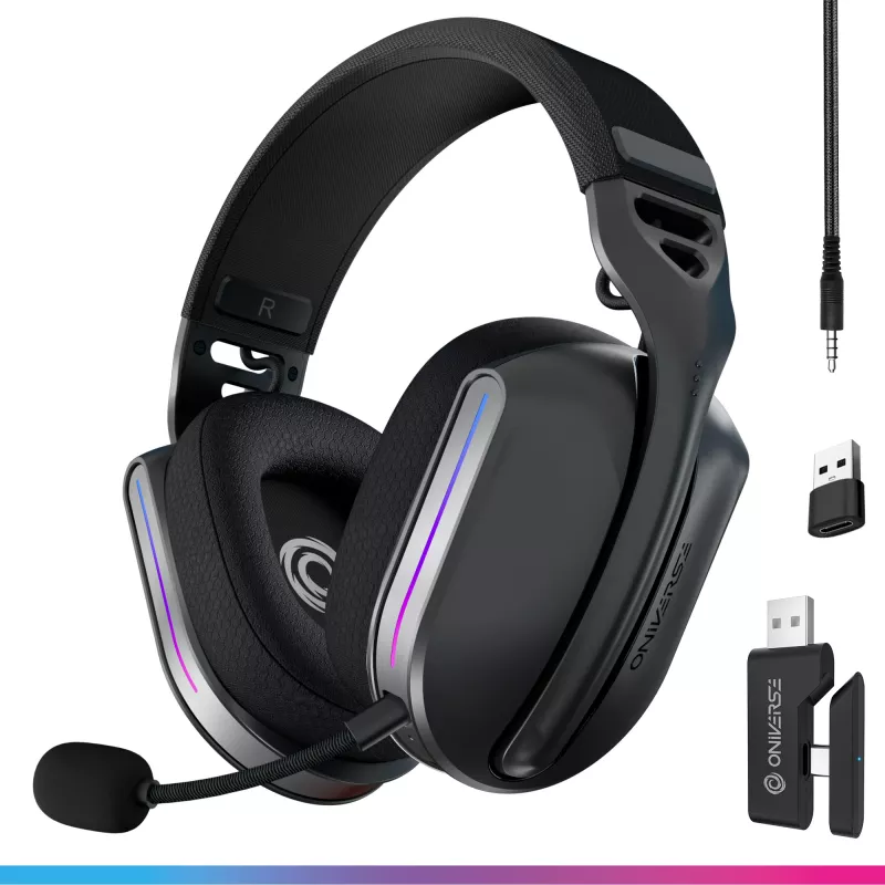 Oniverse Wireless Gaming Headset Polaris - Eclipse Czarny (Multiplatform)