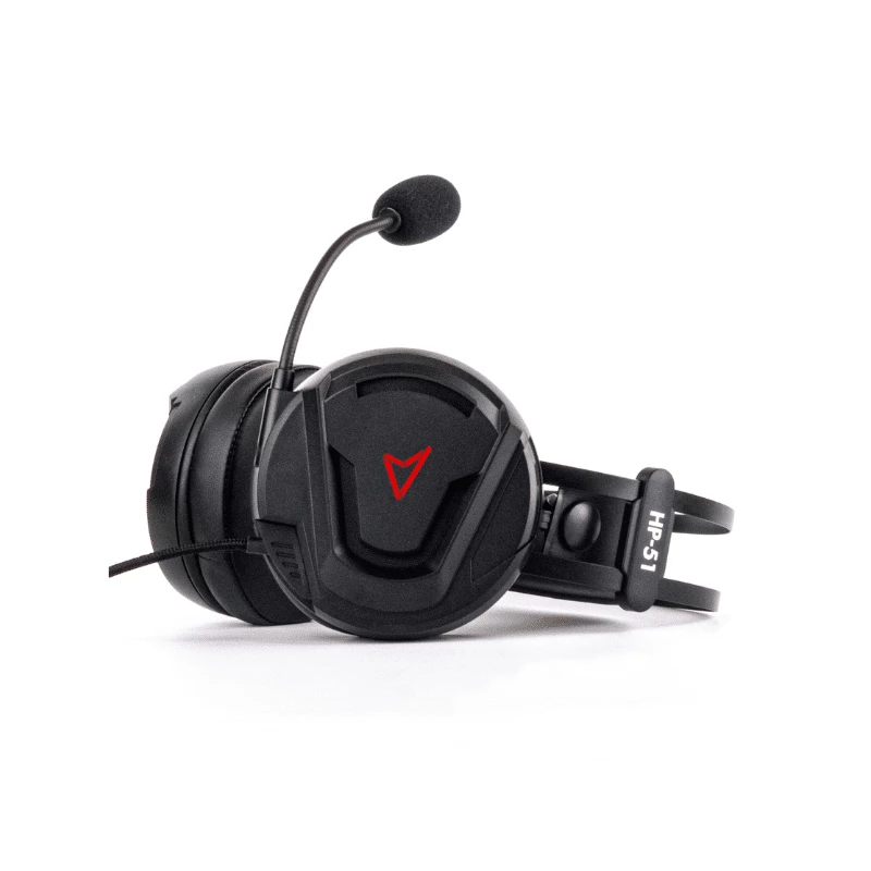 Steelplay Wired 3D Headset - Hp51 - Czarny (Multi), Przewodowy, Gaming, 20 - 20000 Hz, 329 g, Zestaw słuchawkowy, Czarny, Czerwony