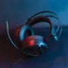 Steelplay Wired 3D Headset - Hp51 - Czarny (Multi), Przewodowy, Gaming, 20 - 20000 Hz, 329 g, Zestaw słuchawkowy, Czarny, Czerwony