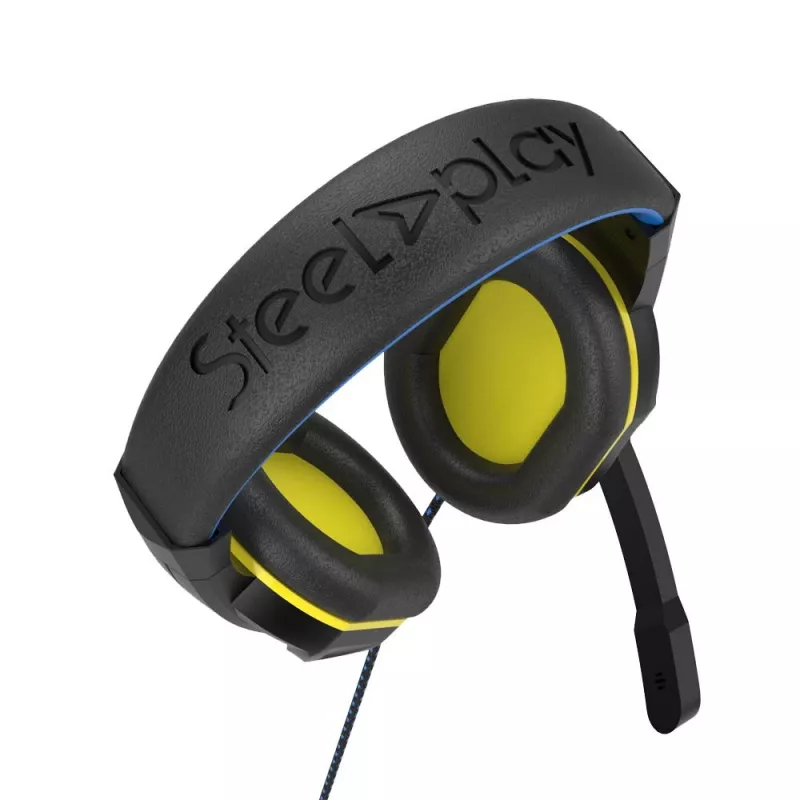 Steelplay HP47 Headset Wired Head-band Gaming Czarny, żółty