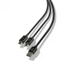 Steelplay Dual Play & Charge kabel For Controllers - Czarny (PS4)