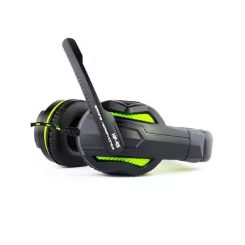 Steelplay przewodowy stereofoniczny zestaw słuchawkowy – HP-45 – czarno-zielony (Xbox), przewodowy, gamingowy, 20 – 20000 Hz, 274 g, zestaw słuchawkowy, czarny, zielony