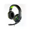 Steelplay przewodowy stereofoniczny zestaw słuchawkowy – HP-45 – czarno-zielony (Xbox), przewodowy, gamingowy, 20 – 20000 Hz, 274 g, zestaw słuchawkowy, czarny, zielony
