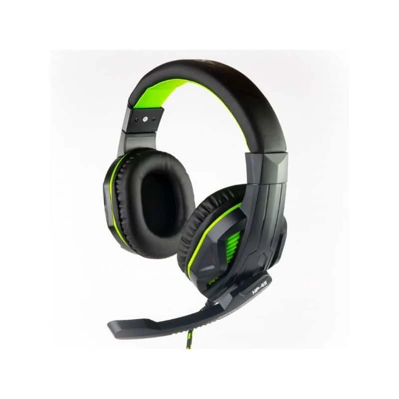 Steelplay przewodowy stereofoniczny zestaw słuchawkowy – HP-45 – czarno-zielony (Xbox), przewodowy, gamingowy, 20 – 20000 Hz, 274 g, zestaw słuchawkowy, czarny, zielony