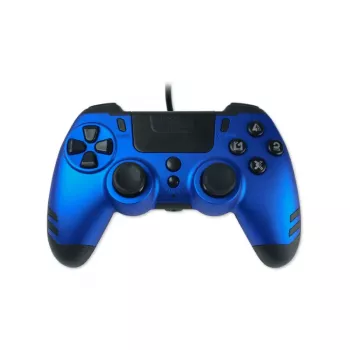 Lexip Metaltech - Kontroler przewodowy - Sapphire niebieski (Multi), Gamepad, PC, PlayStation 4, D-pad, Przycisk Home, Przycisk opcji, Przycisk udostępniania, Analogowy / Cyfrowy, Wielokolorowy, Przewodowy