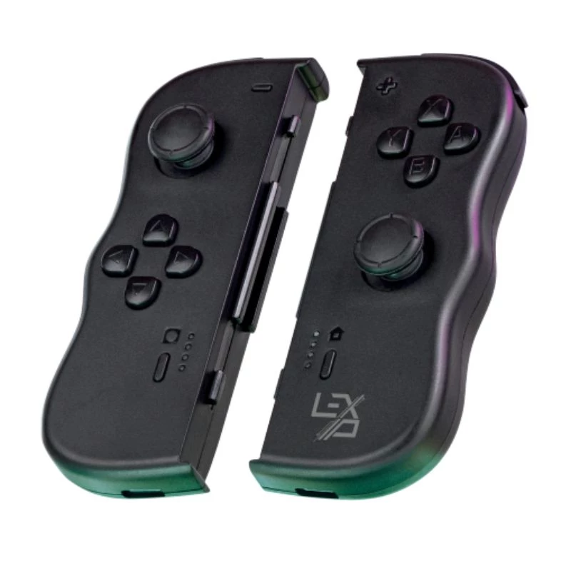 Lexip Adventure Twinpads Czarny (Switch), Gamepad, Nintendo Switch, Nintendo Switch OLED, Przycisk przechwytywania, Krzyżak, Przycisk Home, Analogowy / Cyfrowy, Bezprzewodowy, Bluetooth