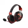 Lexip HBO Gra o Tron Zestaw słuchawkowy Przewodowy i bezprzewodowy Nagłowny Gaming Bluetooth Czarny, Czerwony