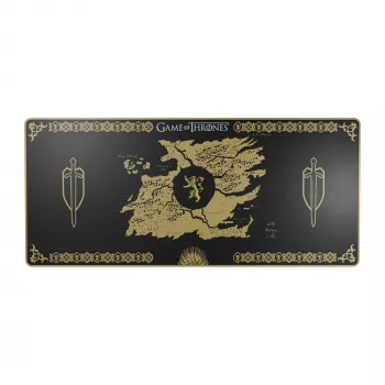 Lexip HBO Game of Thrones - Lannister Edition Podkładka pod mysz Gaming mysz pad Czarny, Żółty