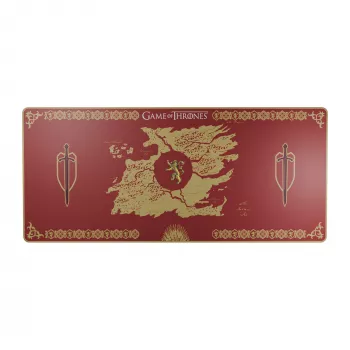 Podkładka pod mysz gamingową Lexip HBO Game of Thrones - Lannister Edition Czerwony