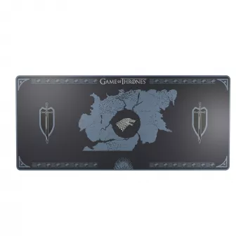 Lexip HBO Game of Thrones – Stark Edition podkładka pod mysz do gier Czarny, Niebieski, Biały