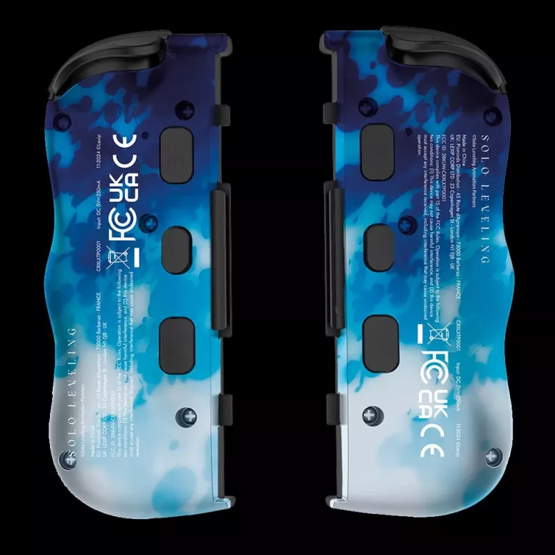 Lexip X CRUNCHYROLL - SUNG JIN-WOO TWIN PADS WL, Gamepad, Nintendo Switch 2, D-pad, Przyciski kierunkowe, Analogowe / Cyfrowe, Bezprzewodowa, Niebieski, Biały