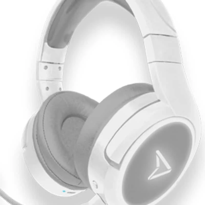Steelplay Zestaw słuchawkowy Bluetooth Impulse biały (Multi), przewodowy i bezprzewodowy, do gier, 20–20 000 Hz, 305 g, zestaw słuchawkowy, jasnoszary, biały