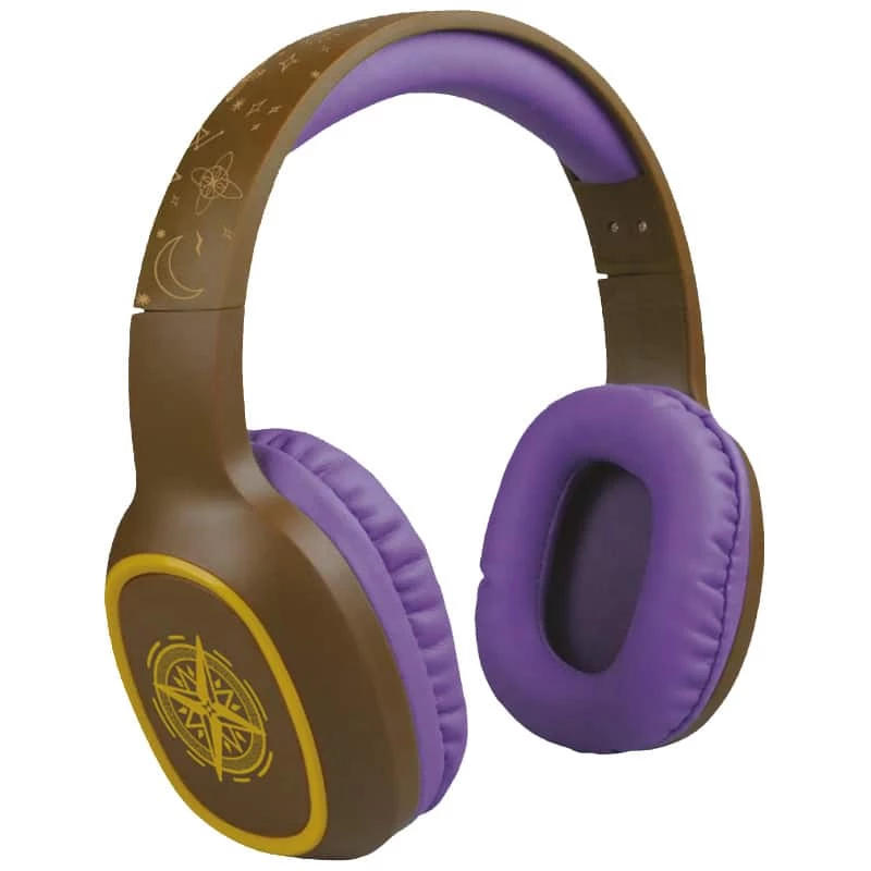 Steelplay Adventure Magic Headset (Switch/Pc/Mac/Mobile), przewodowe i bezprzewodowe, gamingowe, 20 - 20000 Hz, 175 g, zestaw słuchawkowy, brązowy, fioletowy