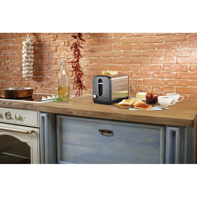 Gorenje T1100CLBK 6 2 kromki 1100 W Czarny