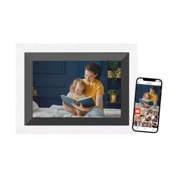 Cyfrowa ramka na zdjęcia Braun DigiFrame 10B Czarny, Biały 25,6 cm (10,1″) Ekran dotykowy Wi-Fi