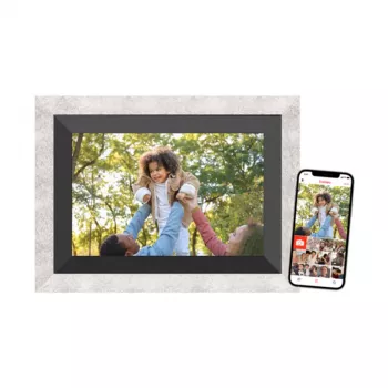 Braun DigiFrame 10B cyfrowa ramka na zdjęcia Czarny, Szary 25,6 cm (10,1 cala) ekran dotykowy Wi-Fi