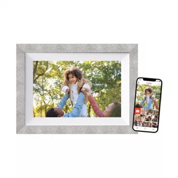 Braun DigiFrame 10W cyfrowa ramka na zdjęcia Szary, Biały 25.6 cm (10.1 cala) Ekran dotykowy Wi-Fi
