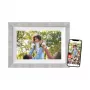 Braun DigiFrame 10W cyfrowa ramka na zdjęcia Szary, Biały 25.6 cm (10.1 cala) Ekran dotykowy Wi-Fi
