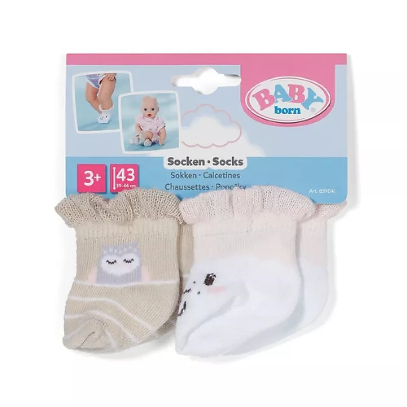 BABY born Skarpetki Owca 2 pary 43 cm Skarpetki dla lalek