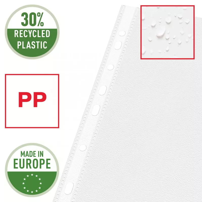 Esselte Plastlomme A4 75my klar 100 st