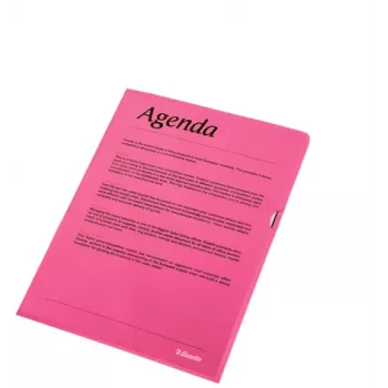 Esselte Folder 105my A4 Box of 100, A4, Polipropylen (PP), Czerwony, Pionowa, 220 mm, 1 mm