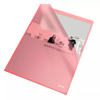 Esselte Folder 105my A4 Box of 100, A4, Polipropylen (PP), Czerwony, Pionowa, 220 mm, 1 mm