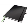 Leitz Notebook Complete A4 w kratkę 96 g/m² 80 kartek, czarny, A4, 80 kartek, 96 g/m², papier w kratkę, twarda oprawa