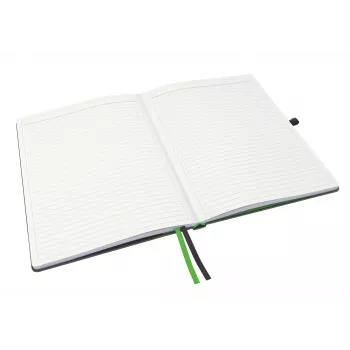 Leitz Notebook Complete A4 w linie 96 g/m² 80 kartek, czarny, A4, twarda oprawa