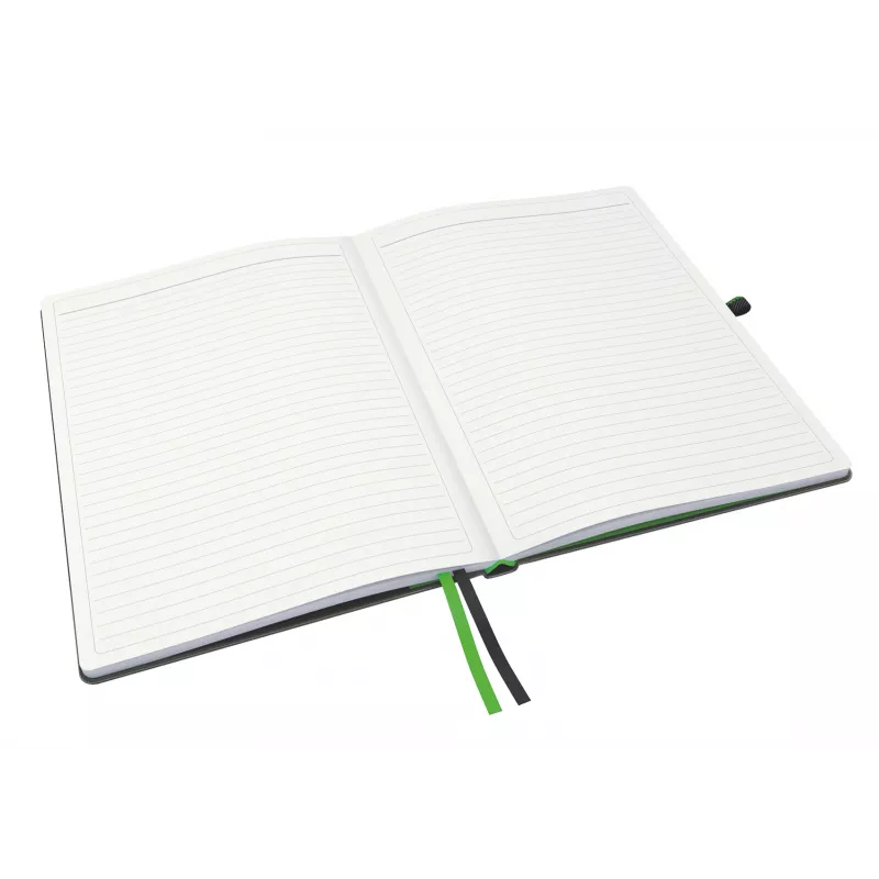 Leitz Notebook Complete A4 w linie 96 g/m² 80 kartek, czarny, A4, twarda oprawa