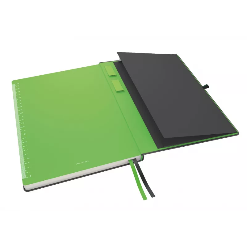 Leitz Notebook Complete A4 w linie 96 g/m² 80 kartek, czarny, A4, twarda oprawa