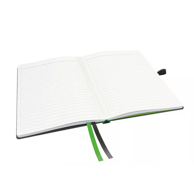 Leitz Notebook Complete A5 w linie, 96 g, 80 arkuszy, Czarny, A5, Twarda oprawa