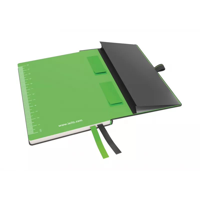 Leitz Notatnik Complete A6 w linie 96 g 80 arkuszy, Czarny, A6, Twarda oprawa
