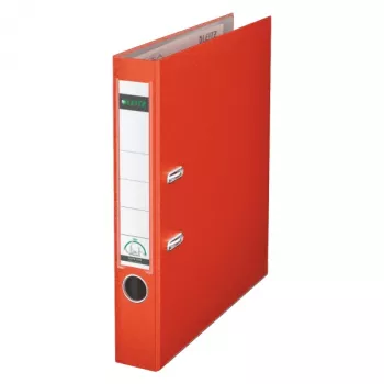 Leitz 180° skoroszyt dźwigniowy z tworzywa sztucznego 50 mm segregator A4 czerwony