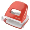 Dziurkacz Leitz 5008 NeXXt, 2-otworowy, 30 arkuszy, Czerwony, Metal, 8 cm, A6, 5,5 mm