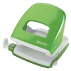 Leitz Dziurkacz 5008 NeXXt, 2-otworowy 30 arkuszy, 30 arkuszy, zielony, metal, 8 cm, A6, 5,5 mm