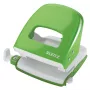 Leitz Dziurkacz 5008 NeXXt, 2-otworowy 30 arkuszy, 30 arkuszy, zielony, metal, 8 cm, A6, 5,5 mm