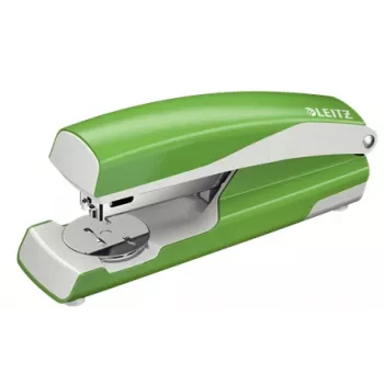 Zszywacz Leitz NeXXt, 30 arkuszy, zielony, srebrny, 24/6, metal, plastik, 80 g/m², ładowanie od góry