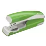 Zszywacz Leitz NeXXt, 30 arkuszy, zielony, srebrny, 24/6, metal, plastik, 80 g/m², ładowanie od góry