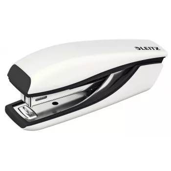 Leitz NeXXt WOW Metalowy mini zszywacz, 10 kartek, czarny, biały, P2, Metal, 80 g/m², 3,5 cm